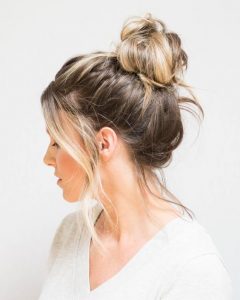 chignon lâche