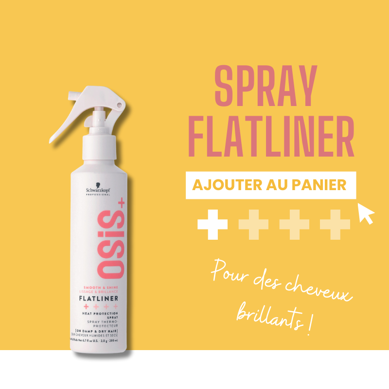 Spray protecteur de chaleur Flatliner OSiS+ Douceur et Brillance Schwarzkopf Pro
