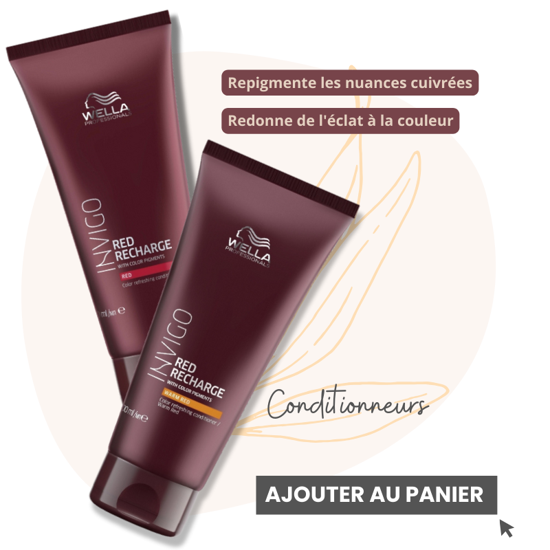 conditionneur color recharge invigo pour cheveux cuivrés Wella