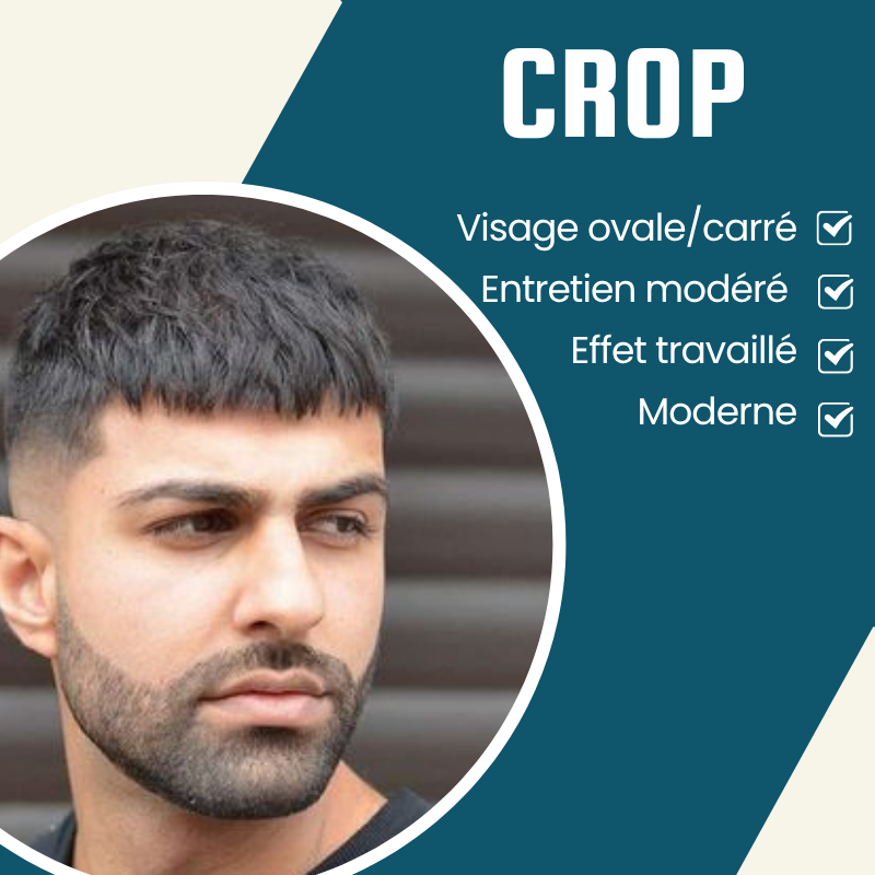 french crop 5 coupes homme tendance et faciles à entretenir