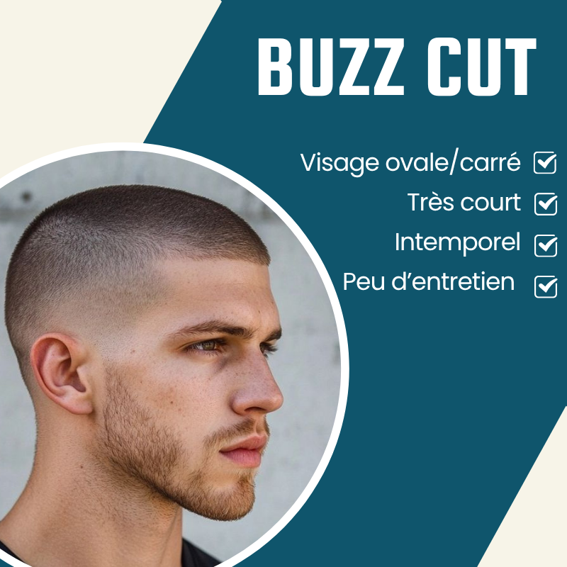 buzzcut 5 coupes homme tendance et faciles à entretenir